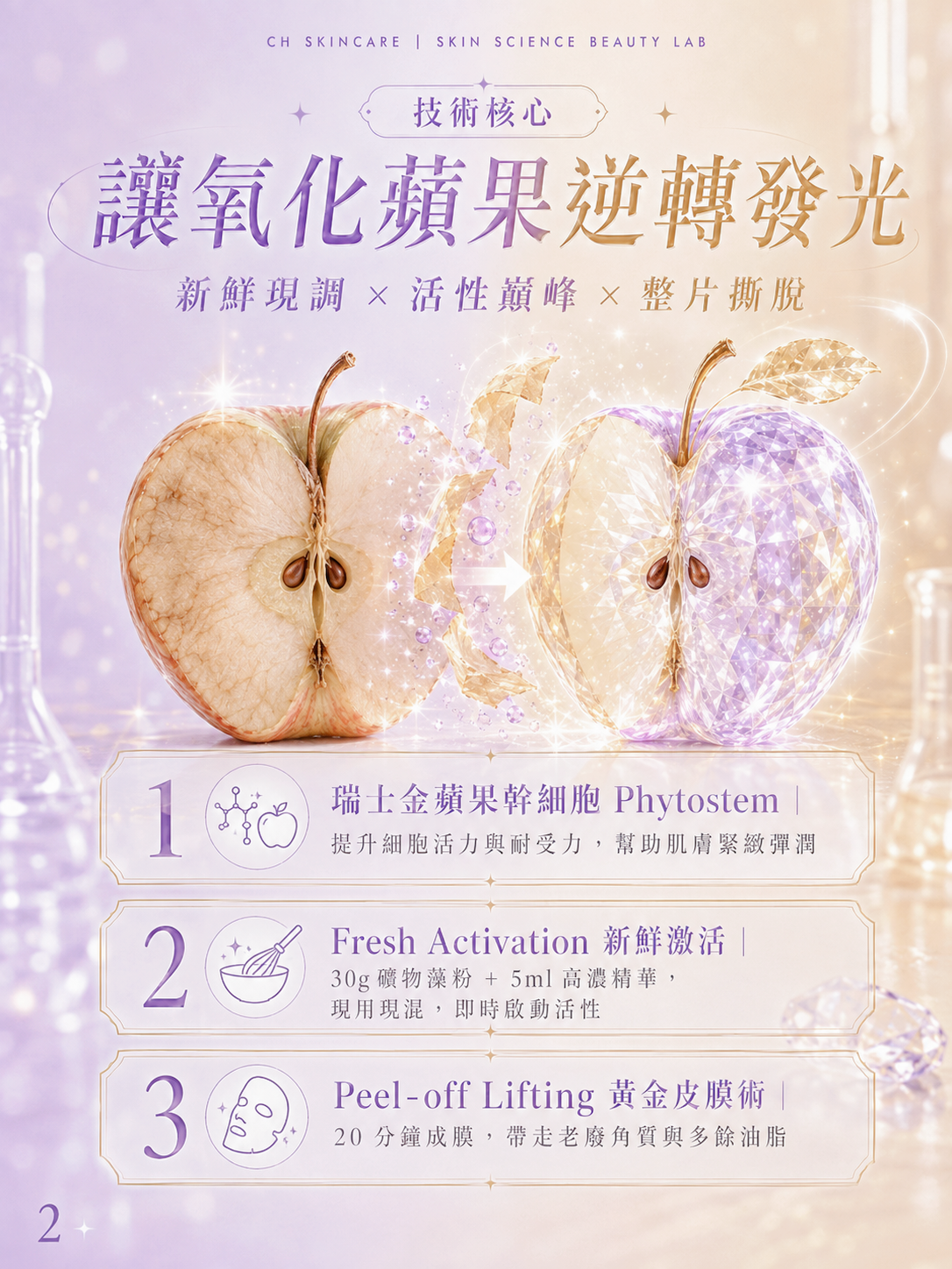 🇫🇷 France Phytostem Gold Apple Stem Cell Rejuvenating Treatment