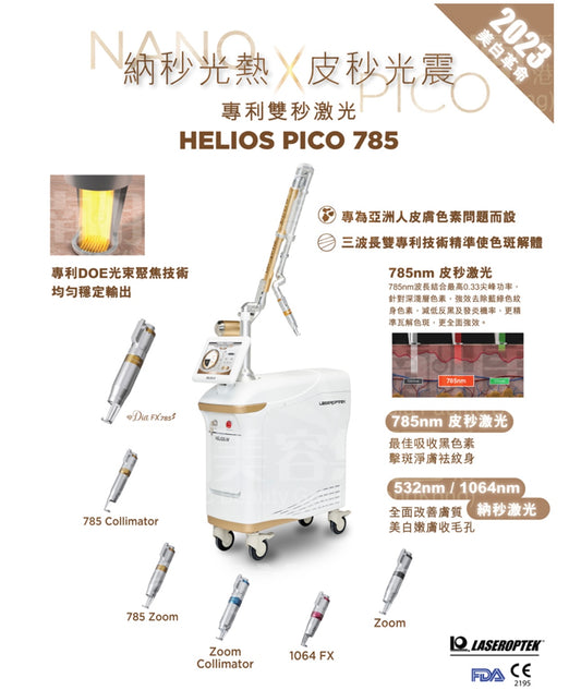 Trium Helios Laser 激光臉部療程
