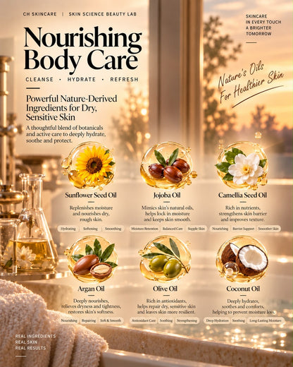 Aqua Series Skincare-Grade Fragrance Body Wash  Blanc Peony Treatment & Fragrance Body Wash