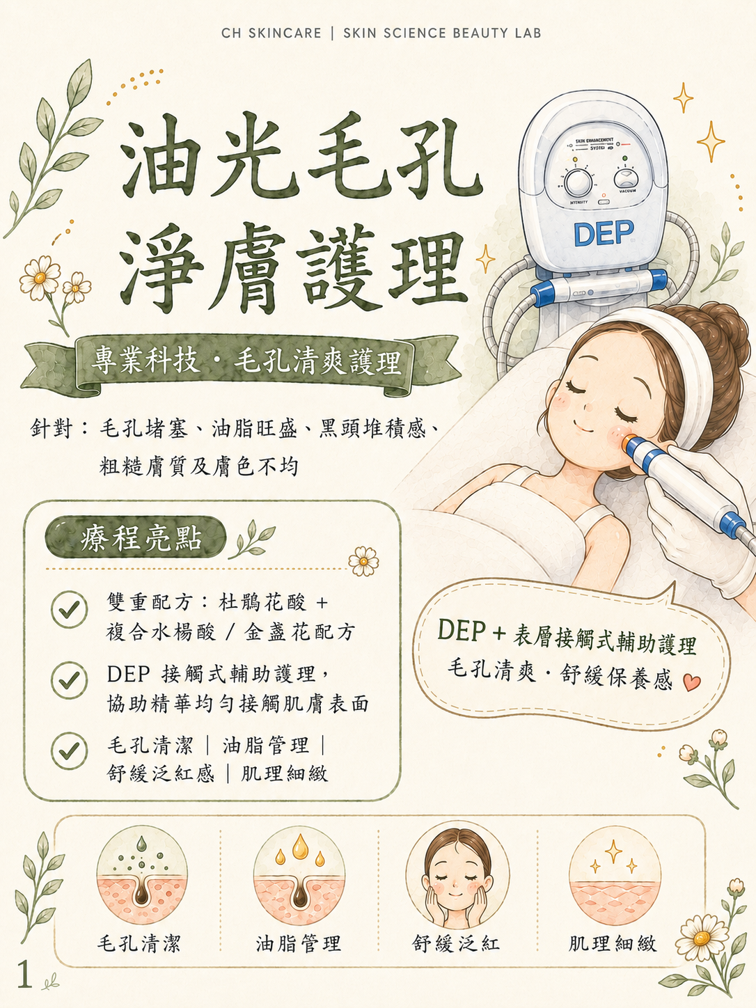 Acne Clear 深層淨痘煥膚Facial療程
