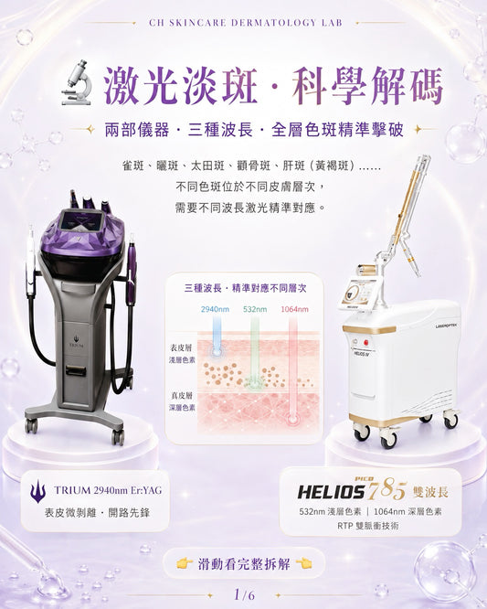 🇰🇷 Helios Pico III ✖️ Trium Laser 雙激光臉部療程