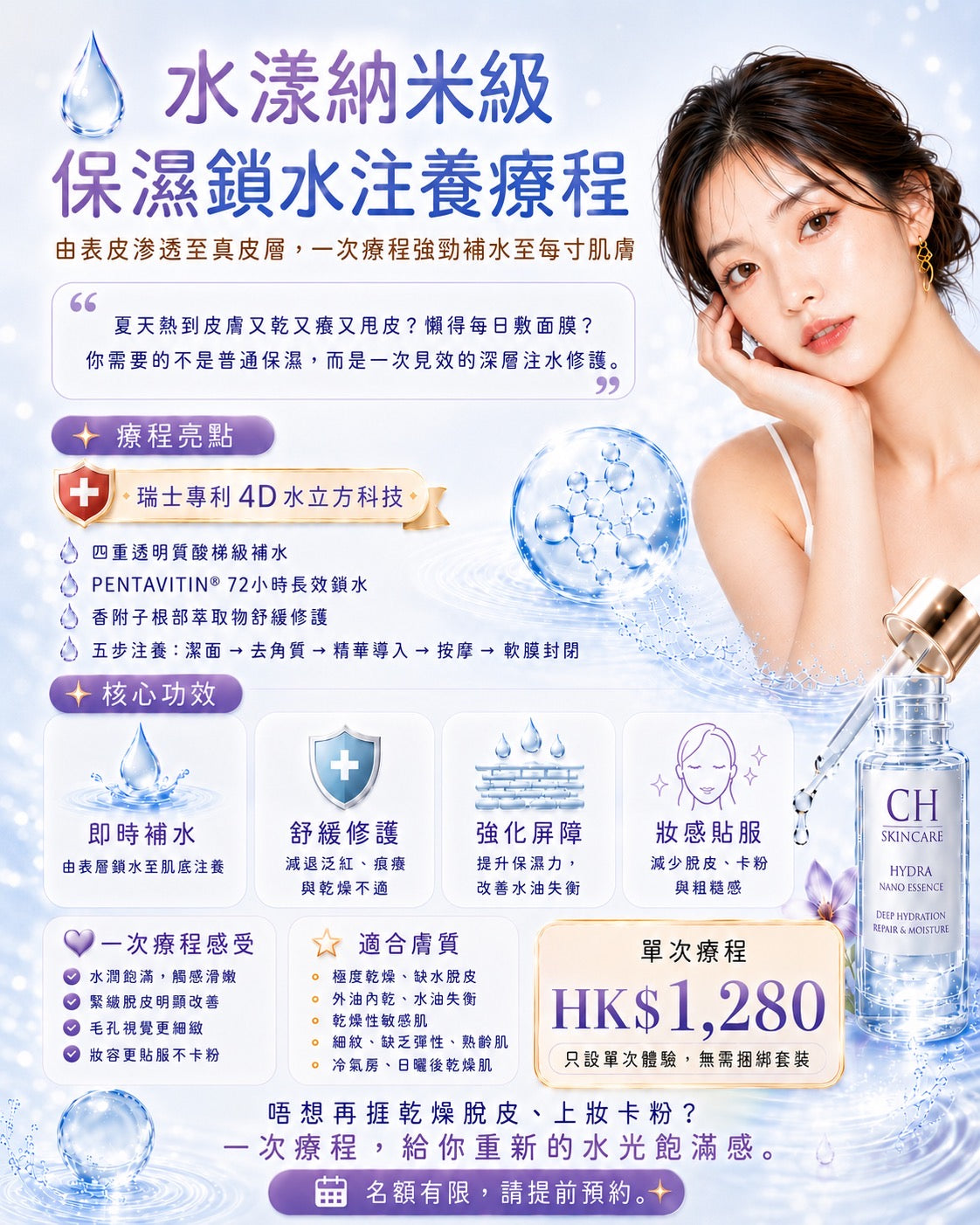 💧 Aqua Nano-Hydration and Nutrient Lock-in Treatment