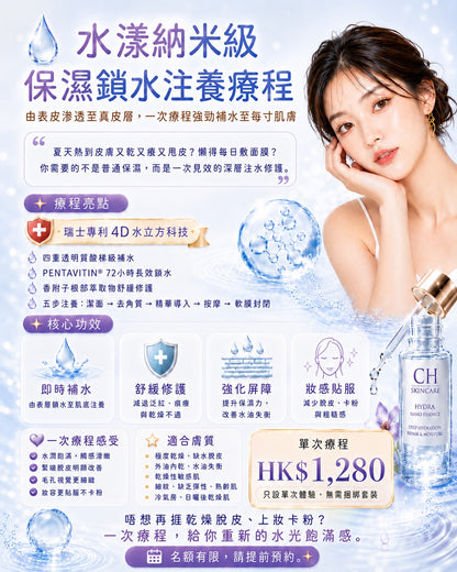 💧 Aqua Nano-Hydration and Nutrient Lock-in Treatment